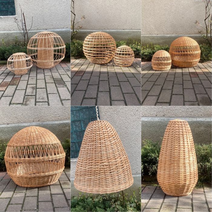 Плафон люстра торшер лампа нічник абажур з лози плетений: 500 грн ...