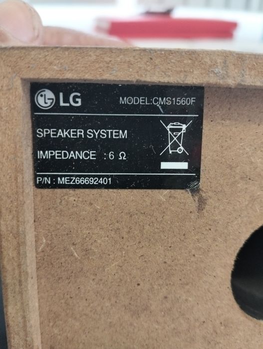 Colunas de aparelhagem da LG