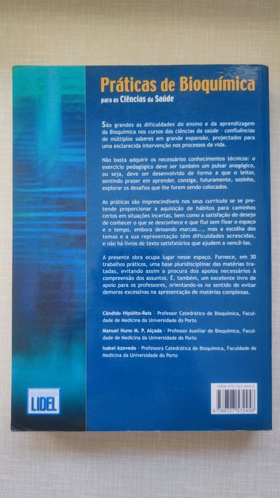 Livro Práticas de Bioquímica