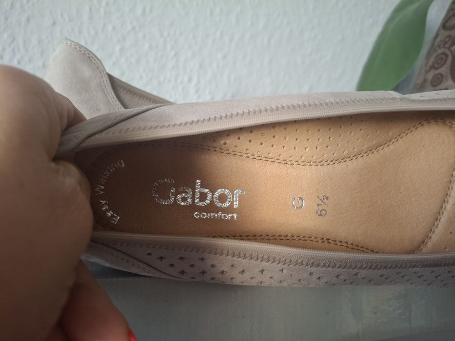 Gabor Comfort  półbuty damskie skóra 39.5
