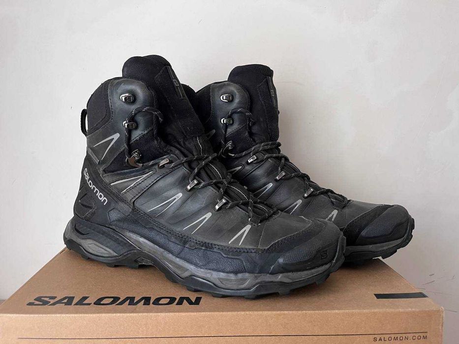 Ботинки Salomon Gore-Tex, кожа, оригинал