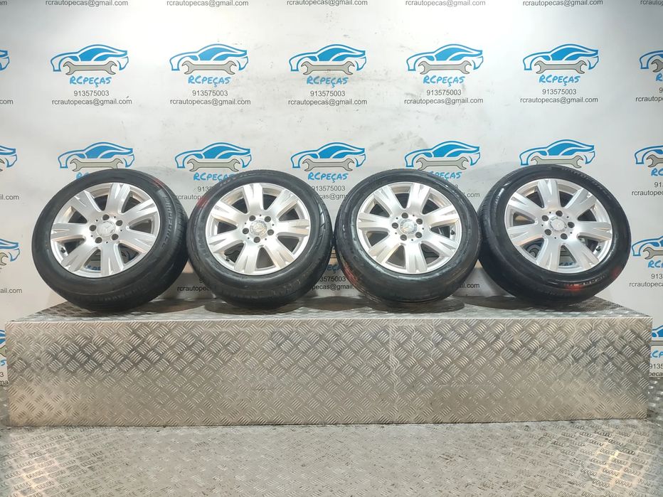 Conjunto Jantes 16 Originais Mercedes Benz Class C W204 7J ET43 5x112