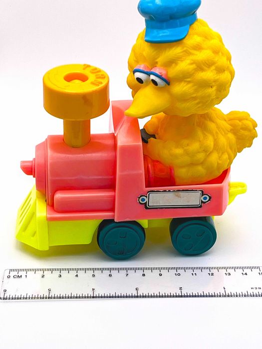 Sesame Street Big Bird Locomotiva de Corda 1994 Tyco Preschool