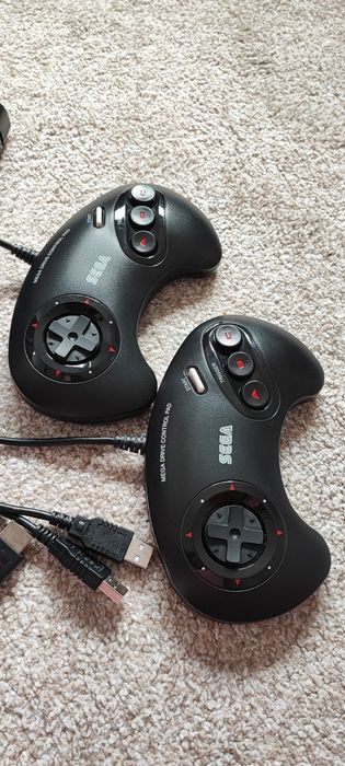 Mega drive Sega 16-Bit+ 2 comandos+ cabo HDMI+ carregador+talão compra