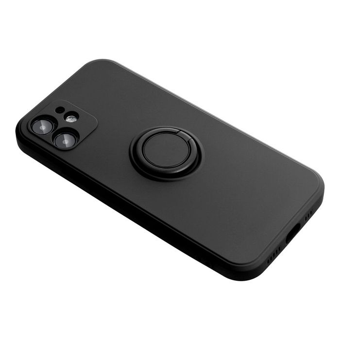 Futerał Silicone Ring Do Iphone 16 Pro Czarny