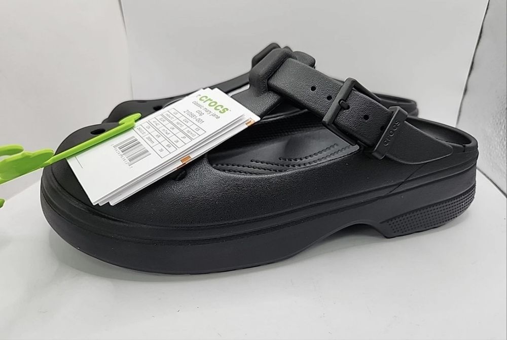 Crocs Classic mary jane black bone крокси босоножки w5 w6 w7 w8 w9
