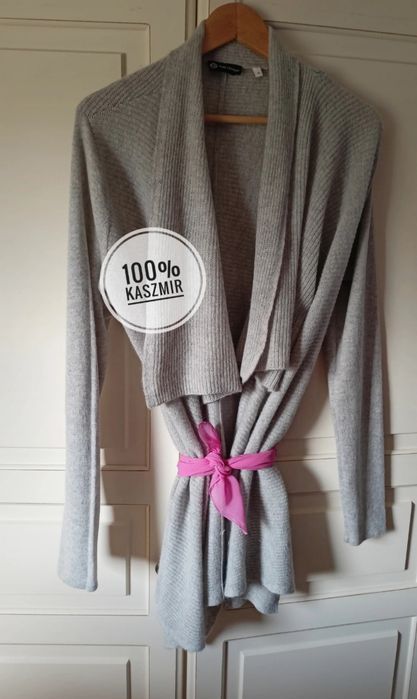 Sweter kaszmir/Roz S/M