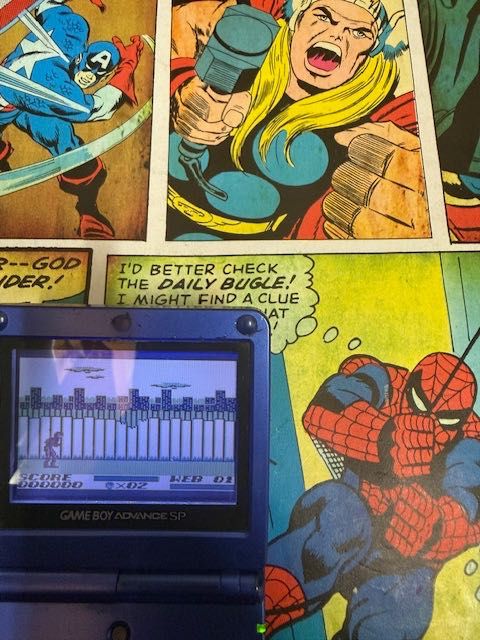 Nintendo Game Boy Advance SP+The Amazing Spider-Man Szczecin Ufogames