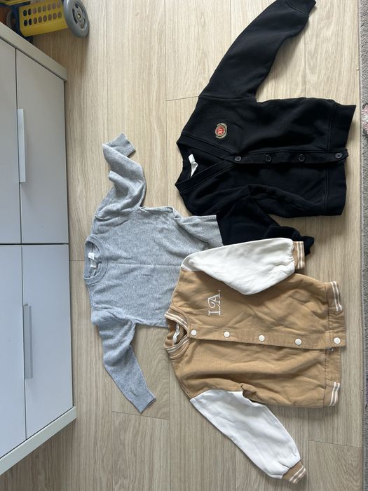 Paka dla chłopca r 110/116 bdb stan zara hm bluza spodnie koszulka