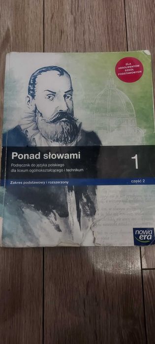 Ponad słowami podręcznik do J. Polskiego 1  technikum/liceum