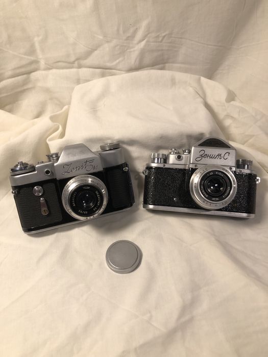 Coleção de máquinas fotográficas analógicas