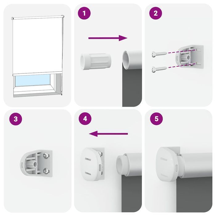 Vidaxl Roleta Zaciemniająca Kawowa 105X150 Cm Szerokość Tkaniny