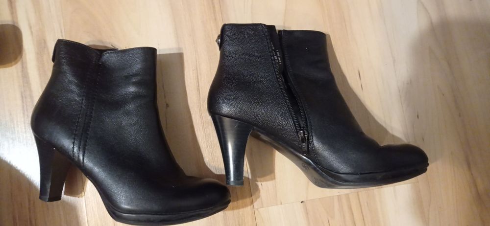 Botki ze skóry naturalnej rozmiar 36/37