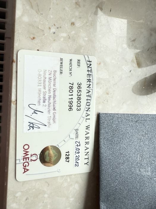 Omega Broad Arrow Rose Gold 42 mm