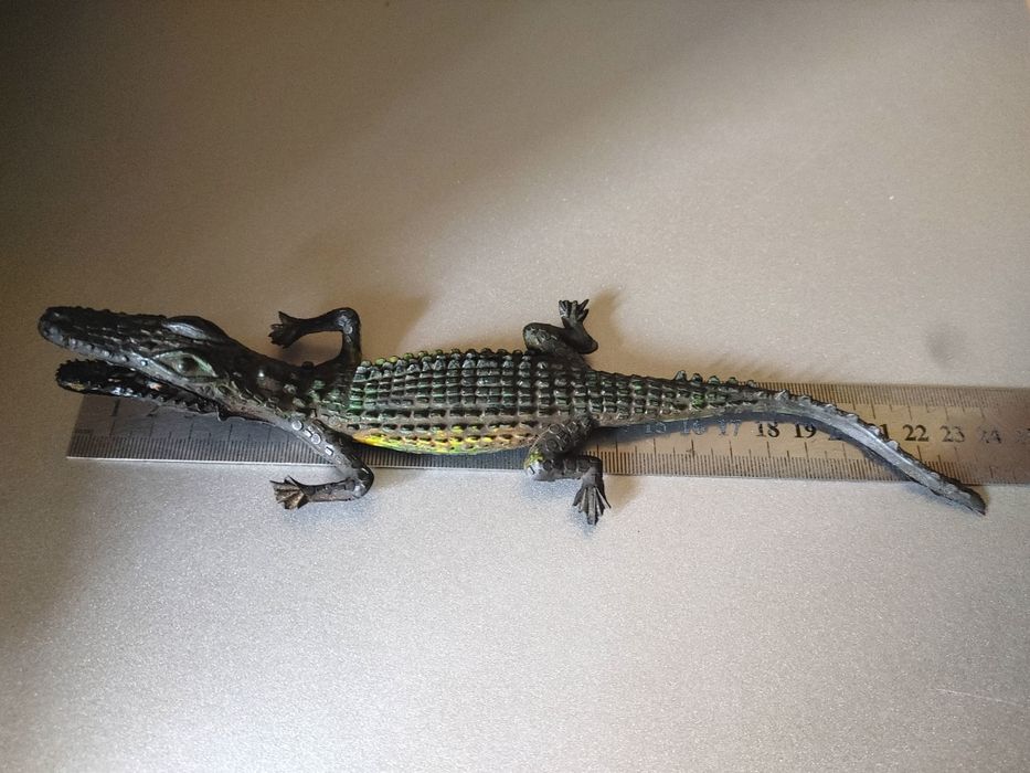 Вiнтажний гумовий крокодил 1970-тi