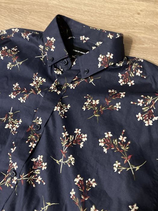 Koszula męska w kwiaty rozmiar L