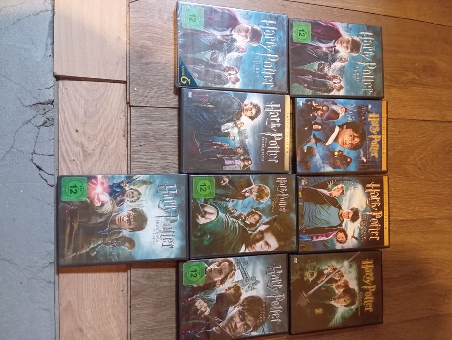 Płyty z filmami Harry Potter