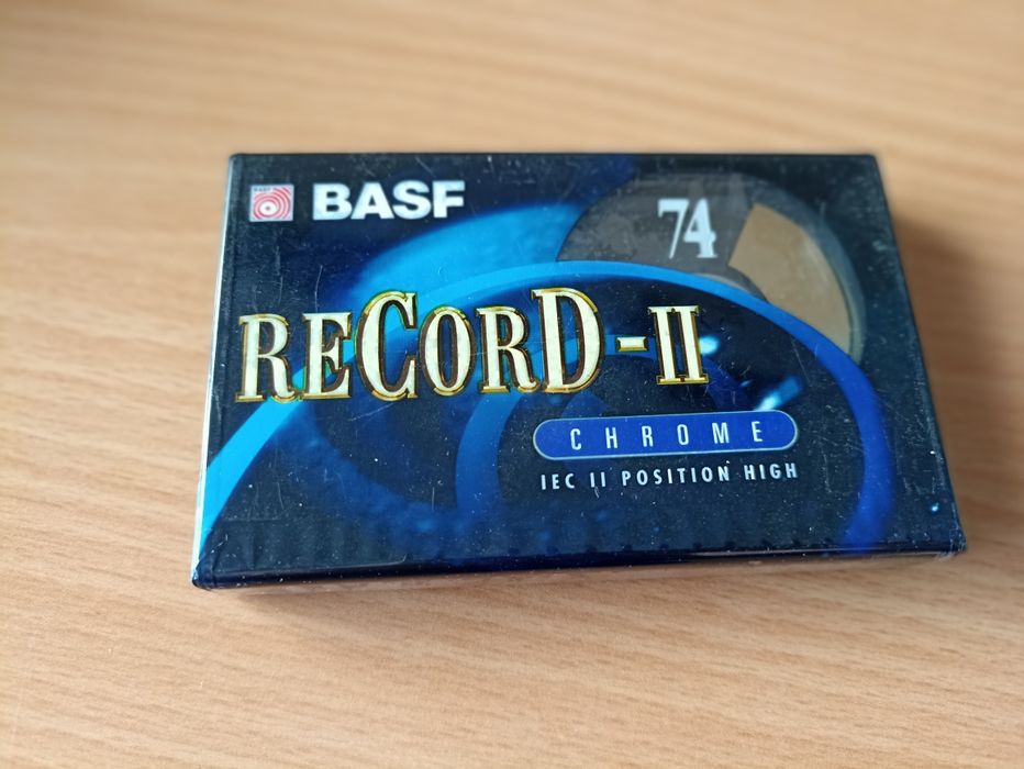 Cassetes BASF Record II seladas