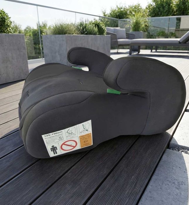 Fotelik Samochodowy 15-36 kg 100-150 cm NOWY Czarny Dla Dziecka Mocny