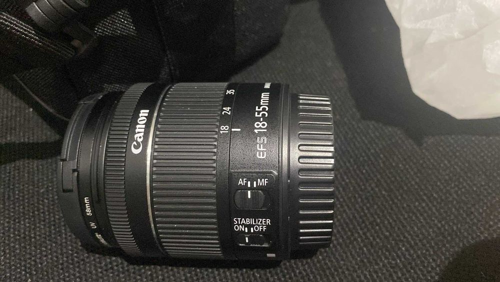 MÁQUINA FOTOGRÁFICA CANON EOS 250D + EF-S 18-55MM + BOLSA + TRIPÉ