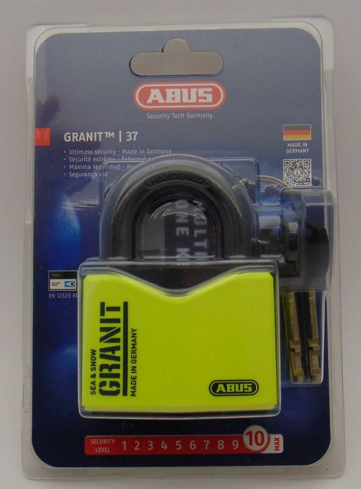 ABUS GRANIT 37 wersja SEA&SNOW * kłódka z najwyższym poziomem bezpiecz