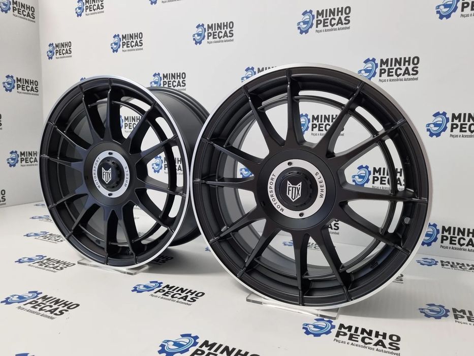 Jantes Fox VR4 em 16 Satin Black (4x100 | 4x108)