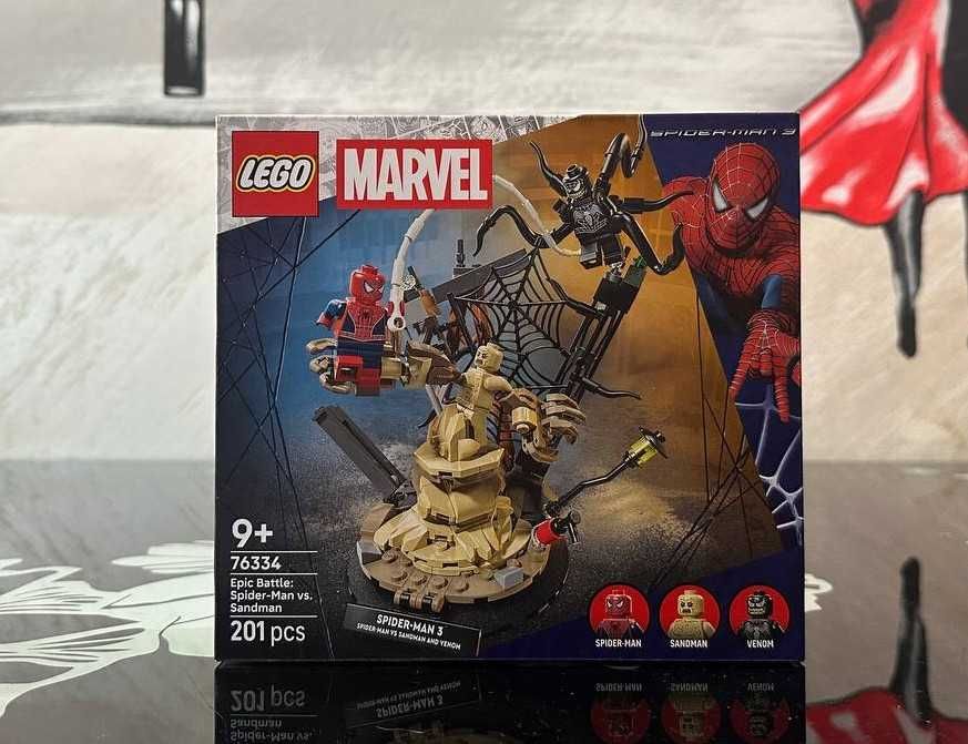 Конструктор LEGO Marvel 76334 Людина-павук vs. Піщана людина