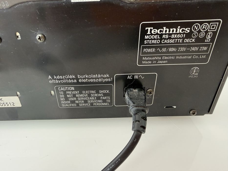 Technics RS-BX 601