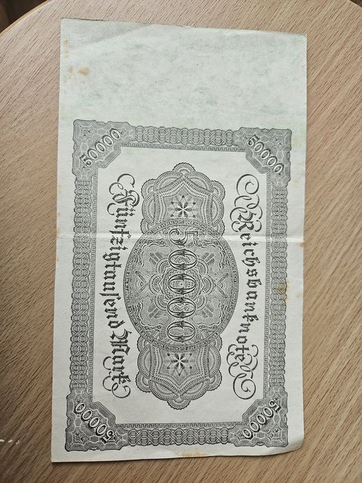 50 000Marek 1922 plys 20 marek 1924r