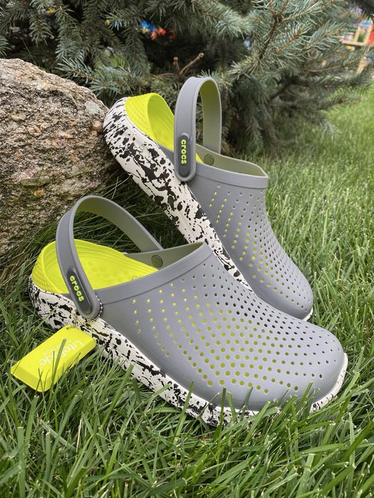 Кольорові крокси crocs literide клякс кроксы цветная подошва