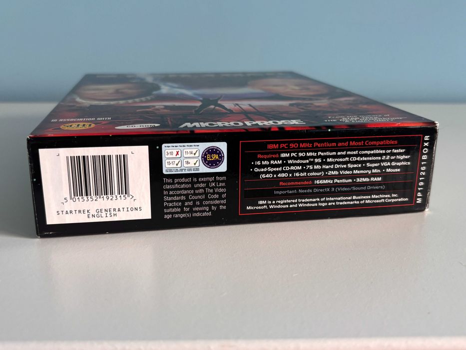 Star Trek Generations PC big box