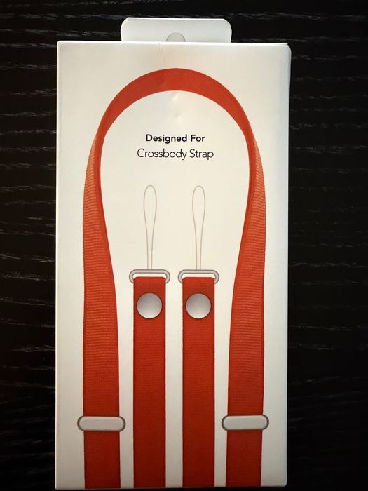 Pasek na ramię iPhone 17 crossbody pomarańczowy