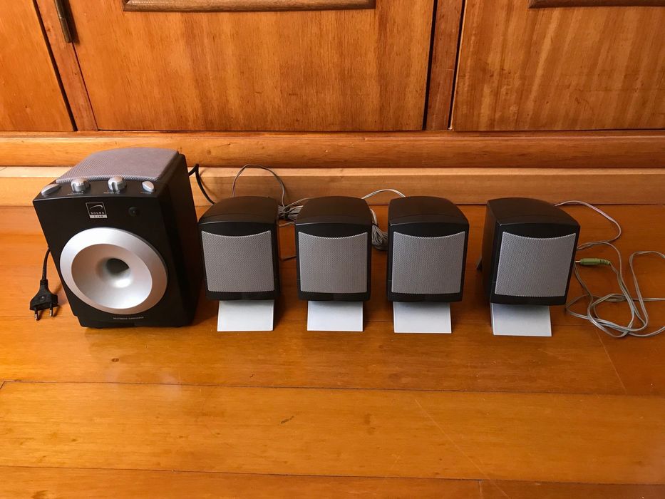 Colunas para computador com subwoofer