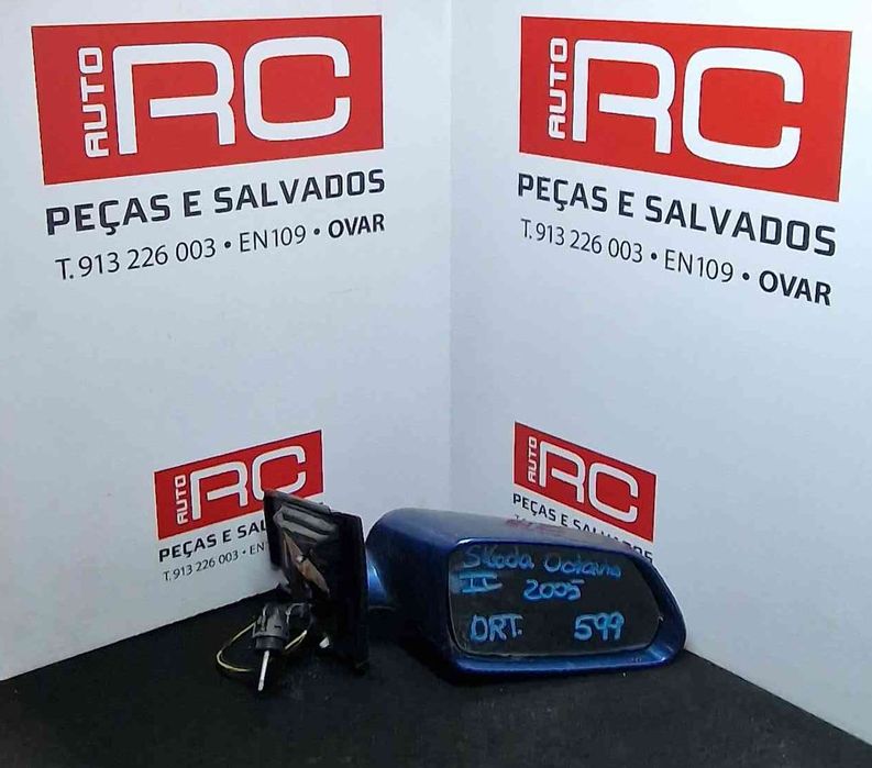 Espelho Retrovisor Direito e9014245 - SKODA OCTAVIA II