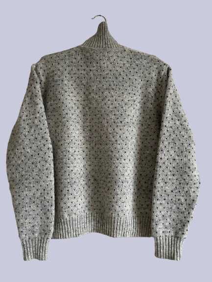 Свитер женский с воротом на молнии varde/норвегия 44-48 шерсть акрил