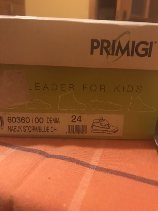 Botas em pele da primigi, 24, portes grátis