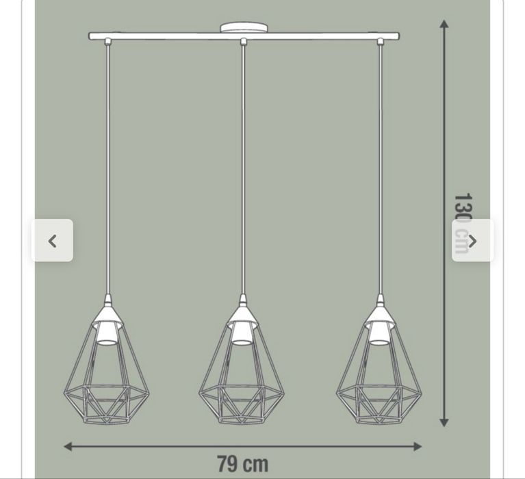 Candeeiro de teto suspenso