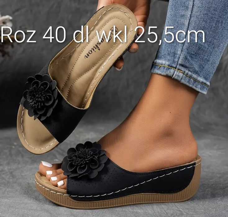 Nowe klapki damskie