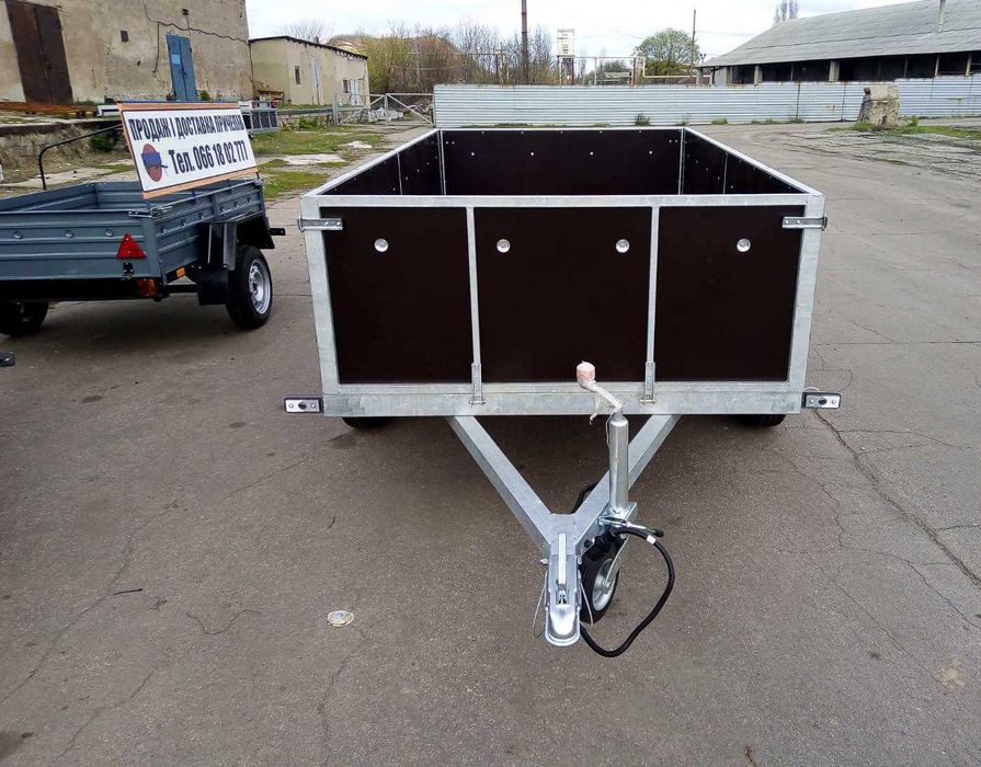 Причіп Оцинкований Двохосний Легковий Категорія Б. Причеп Посилений.