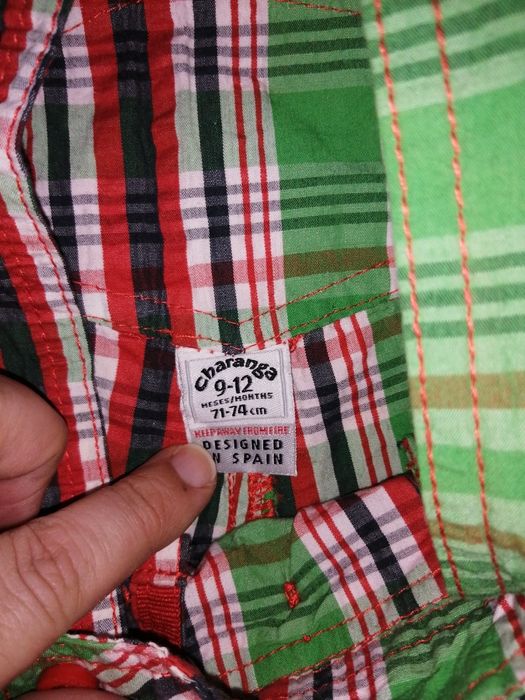 Jardineiras semi-novas 9-12m