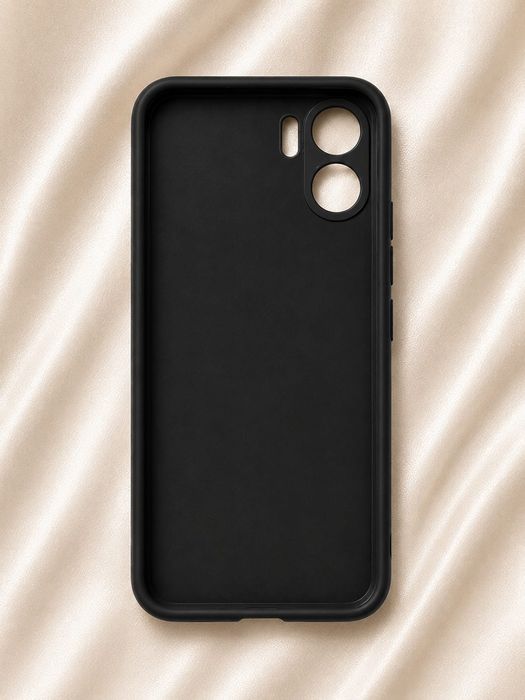 Capa de Proteção Preta em Silicone para Xiaomi Redmi A2 / Redmi A1