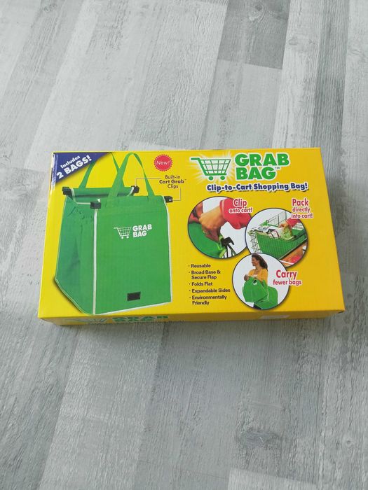 Torba na zakupy do koszyka wózka siatka GRAB BAG torba ekologiczna