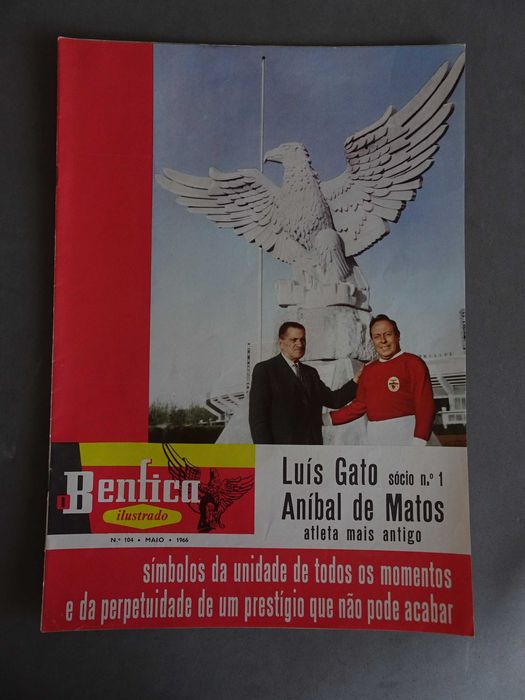 Revista O Benfica Ilustrado nº 104 ano 1966