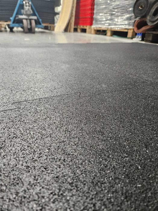 Podłoga gumowa fitness, mata sportowa siłownia crossfit puzzel Kwadrat