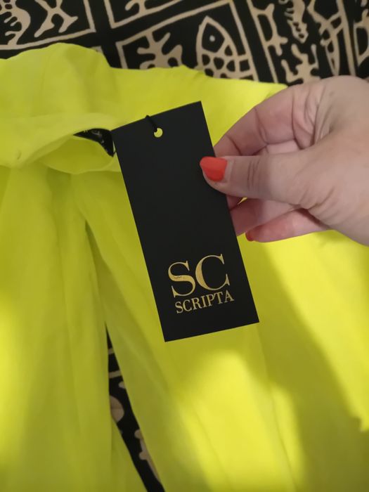 Pantalona verde fluorescente