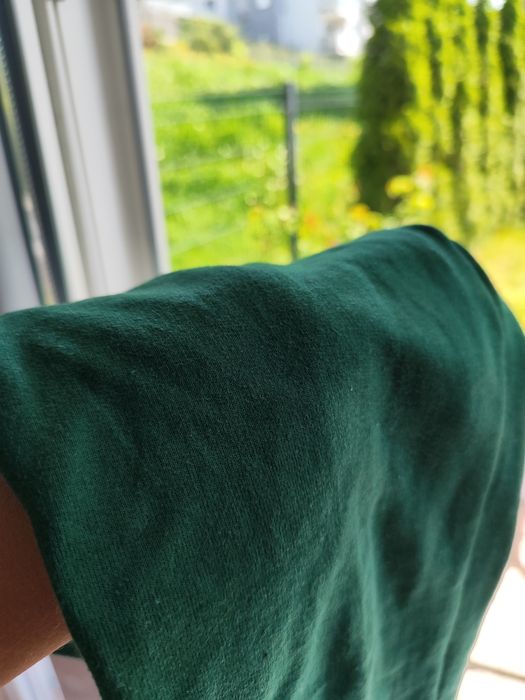 Spodnie chłopięce butelkowa zieleń rozmiar 140