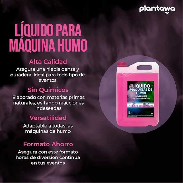 Liquido Maquina de Fumo Plantawa 2L Alta Densidade