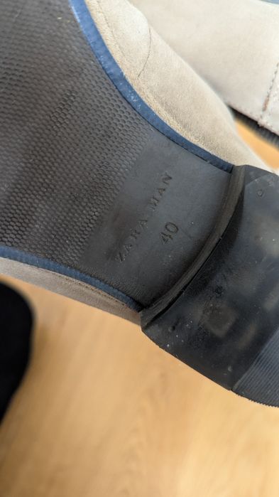 Zamszowe buty męskie Zara
