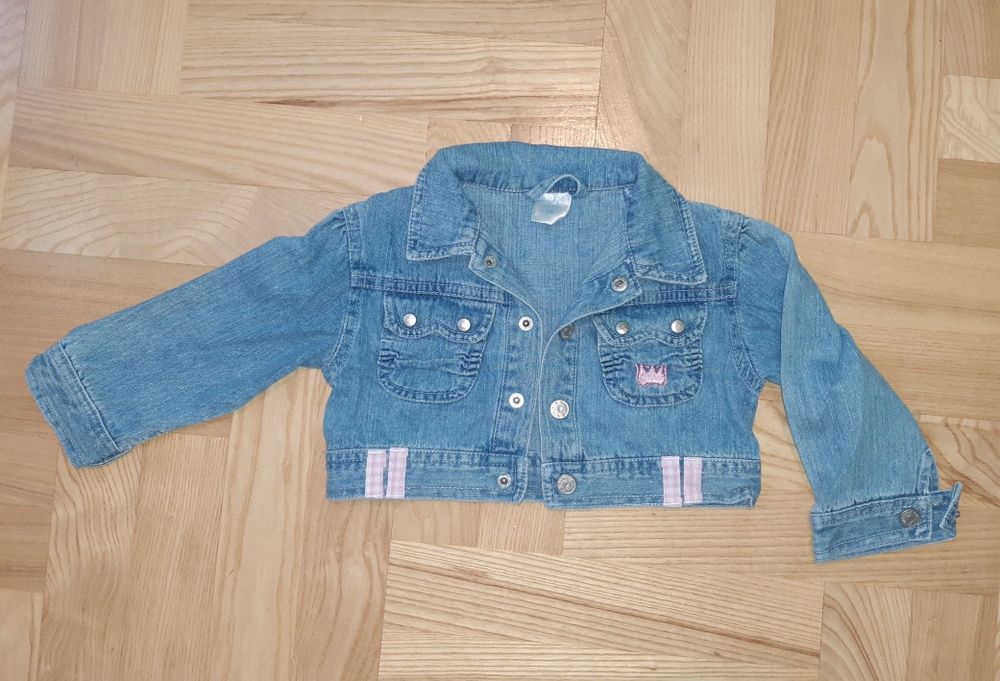Kurtka jeansowa krótka 74