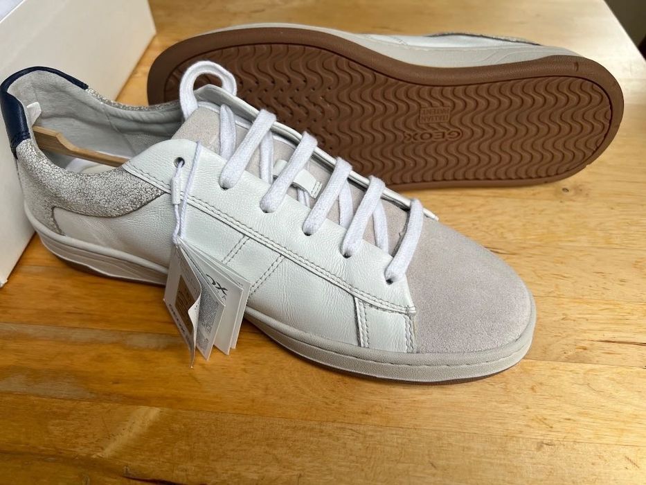 Skórzane sneakersy Geox roz.44